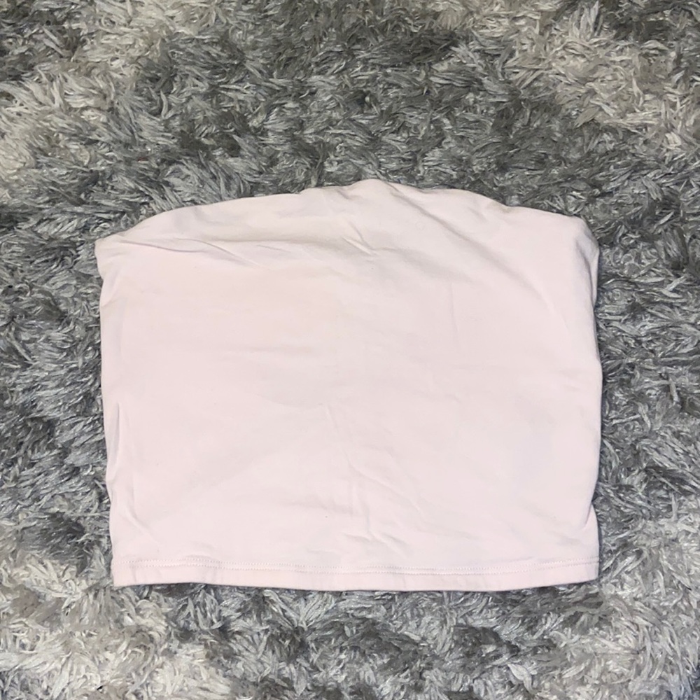 Garage baby pink tube top